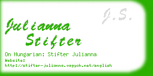 julianna stifter business card